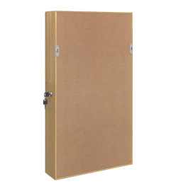 Armoire à bijoux avec miroir murale 37,5x10x67 cm