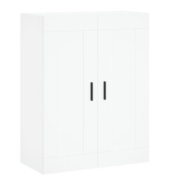 Armoire murale blanc 69,5x34x90 cm bois d'ingénierie