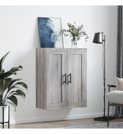 Armoire murale sonoma gris 69,5x34x90 cm bois d'ingénierie