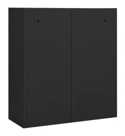 Armoire de bureau Anthracite 90x40x102 cm Acier