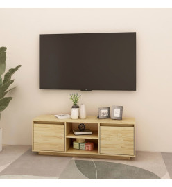 Meuble TV 110x30x40 cm Bois de pin massif