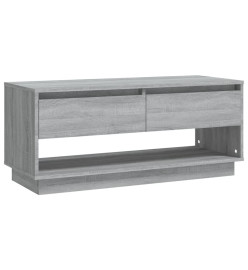 Meuble TV Sonoma gris 102x41x44 cm Aggloméré