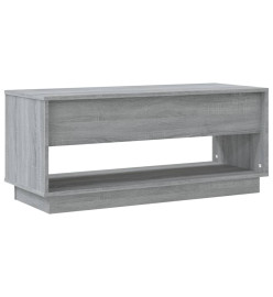 Meuble TV Sonoma gris 102x41x44 cm Aggloméré