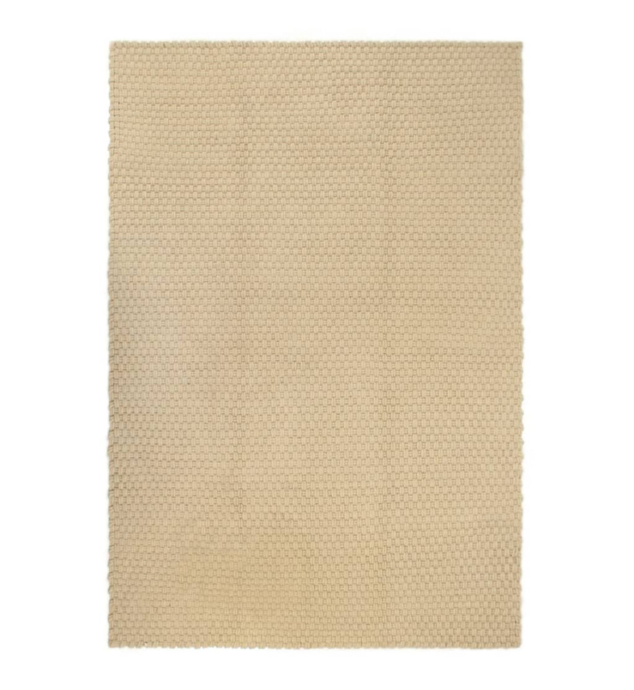 Tapis rectangulaire Naturel 120x180 cm Coton