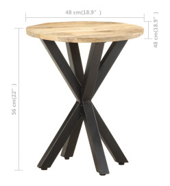 Table d'appoint 48x48x56 cm Bois de manguier massif