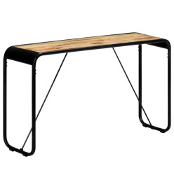 Table console 140 x 35 x 76 cm Bois de manguier massif brut