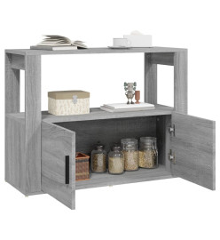 Buffet Sonoma gris 80x30x60 cm Bois d'ingénierie