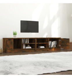 Meubles TV 2 pcs Chêne fumé 80x35x36,5 cm Bois d'ingénierie