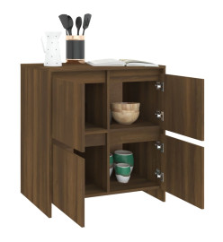 Buffet Chêne marron 70x41x75 cm Bois d'ingénierie