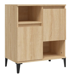 Buffets 3 pcs chêne sonoma 60x35x70 cm bois d'ingénierie