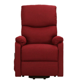 Fauteuil de massage Rouge bordeaux Tissu