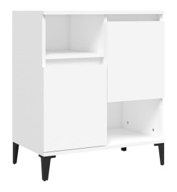 Buffets 2 pcs blanc 60x35x70 cm bois d'ingénierie