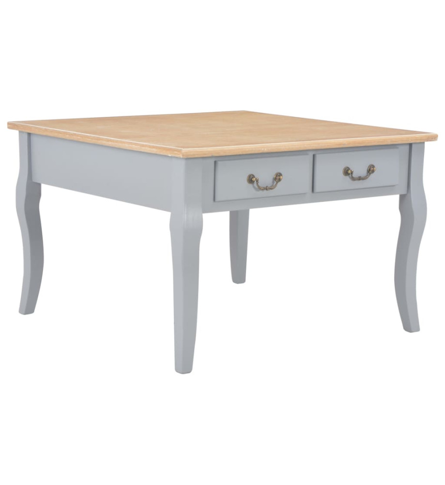 Table basse Gris 80 x 80 x 50 cm Bois