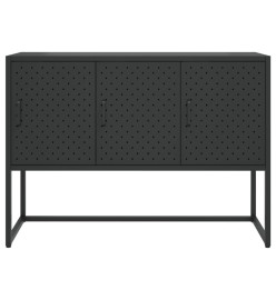 Buffet Noir 105x35x75 cm Acier