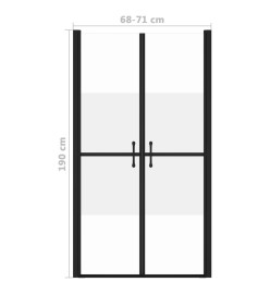 Porte de douche ESG demi-dépoli (68-71)x190 cm