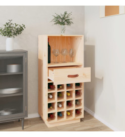 Armoire à vin 45x34x100 cm Bois de pin massif