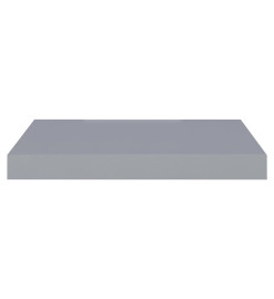 Étagères murales flottantes 4 pcs Gris 40x23x3,8 cm MDF