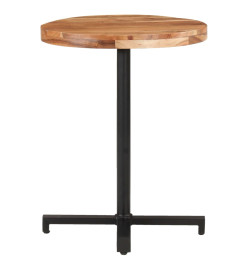 Table de bistro Ronde Ø60x75 cm Bois d'acacia massif