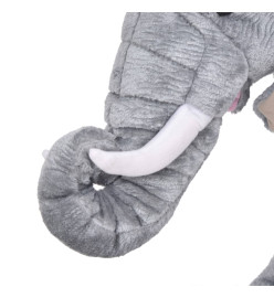 Jouet en peluche Éléphant Gris XXL