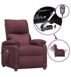 Fauteuil électrique de massage Violet Tissu