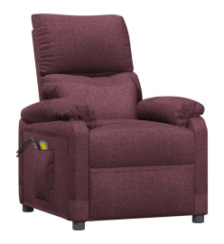 Fauteuil électrique de massage Violet Tissu