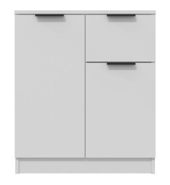 Buffets 2 pcs Blanc 60x30x70 cm Bois d'ingénierie