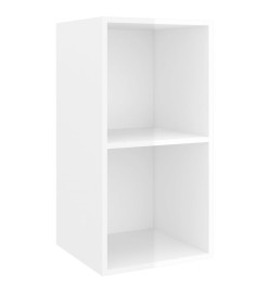 Ensemble de meubles TV 4 pcs Blanc brillant Bois d'ingénierie