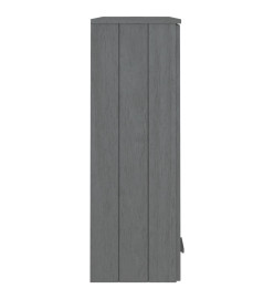 Dessus de buffet HAMAR Gris foncé 85x35x100 cm Bois de pin