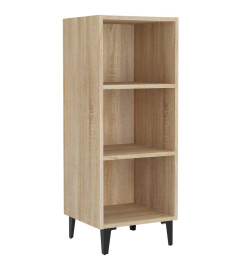 Buffet chêne sonoma 34,5x32,5x90 cm bois d'ingénierie