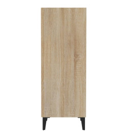 Buffet chêne sonoma 34,5x32,5x90 cm bois d'ingénierie