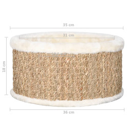 Panier pour chat rond 36 cm Herbiers marins