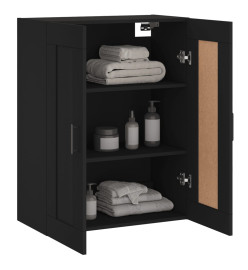 Armoire murale noir 69,5x34x90 cm bois d'ingénierie