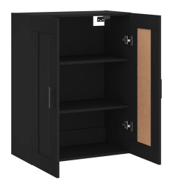 Armoire murale noir 69,5x34x90 cm bois d'ingénierie