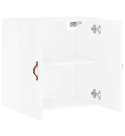 Armoire murale Blanc brillant 60x31x60 cm Bois d'ingénierie