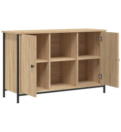 Meuble TV chêne sonoma 100x35x65 cm bois d'ingénierie