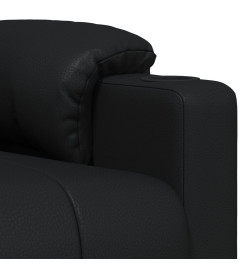 Fauteuil de massage Noir Similicuir