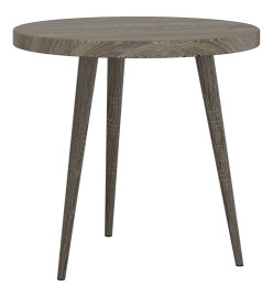 Ensemble de tables d'appoint 3 pcs Gris MDF et fer