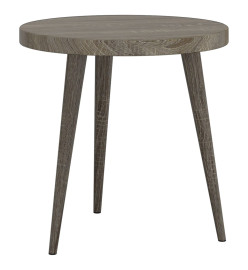 Ensemble de tables d'appoint 3 pcs Gris MDF et fer