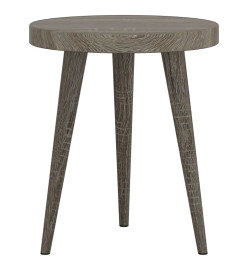 Ensemble de tables d'appoint 3 pcs Gris MDF et fer