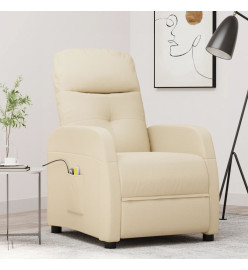 Fauteuil de massage Crème Tissu