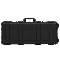 Valise de vol à roulettes Noir 96x42x16 cm PP