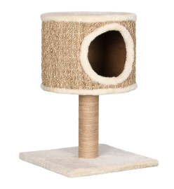 Arbre à chat avec appartement et griffoir 52 cm Herbiers marins