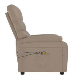 Fauteuil de massage électrique Cappuccino Similicuir