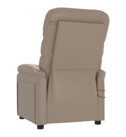 Fauteuil de massage électrique Cappuccino Similicuir