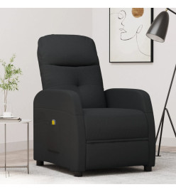 Fauteuil de massage Noir Tissu