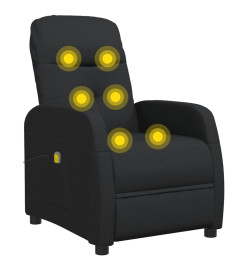 Fauteuil de massage Noir Tissu