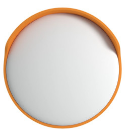 Miroir de traffic convexe extérieur Orange Ø30 cm Polycarbonate