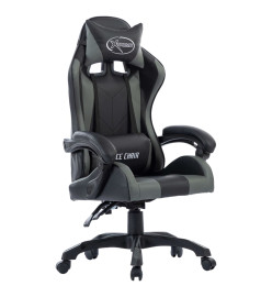 Fauteuil de jeux vidéo Gris Similicuir