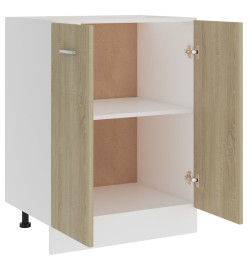 Armoire de plancher Chêne sonoma 60x46x81,5 cm Aggloméré