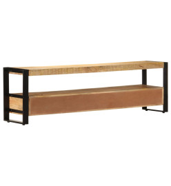 Meuble TV 150x30x45 cm Bois solide de manguier